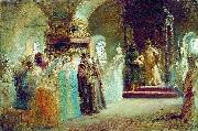 Konstantin Makovsky The Bride-show of tsar Alexey Michailovich oil painting